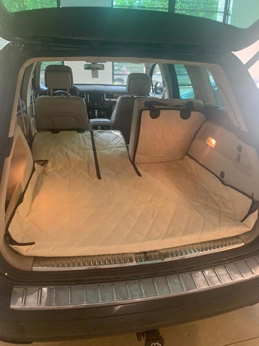 Customer photo review of SUV Cargo Liner for Fold Down Seats - Large
