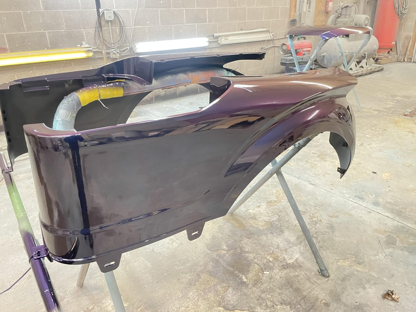 Customer photo review of Midnight Purple 3 Alpha Custom Color Basecoat