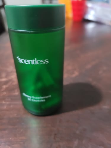 Customer photo review of Scentless Deodorant Supplement