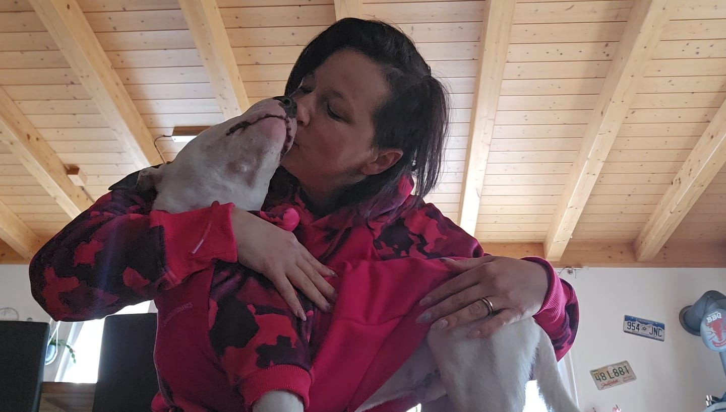 Customer photo review of Fuchsia Camo Human Hoodie