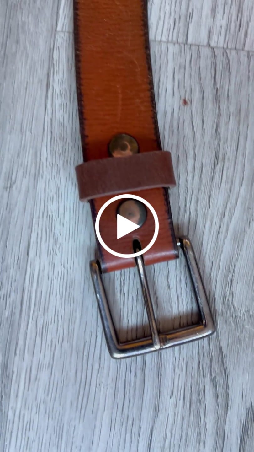 Customer video review of Square Belt Buckle Single Prong Straight Edge - 40 mm/ 1.6"