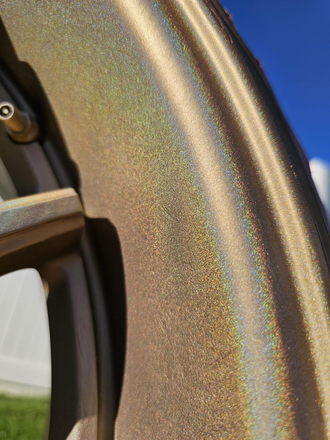 Customer photo review of Silver Holographic Pearl Spray Can Midcoat