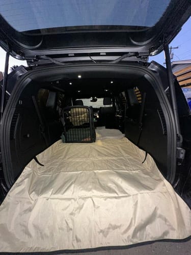 Customer photo review of SUV Cargo Liner for Fold Down Seats - Large