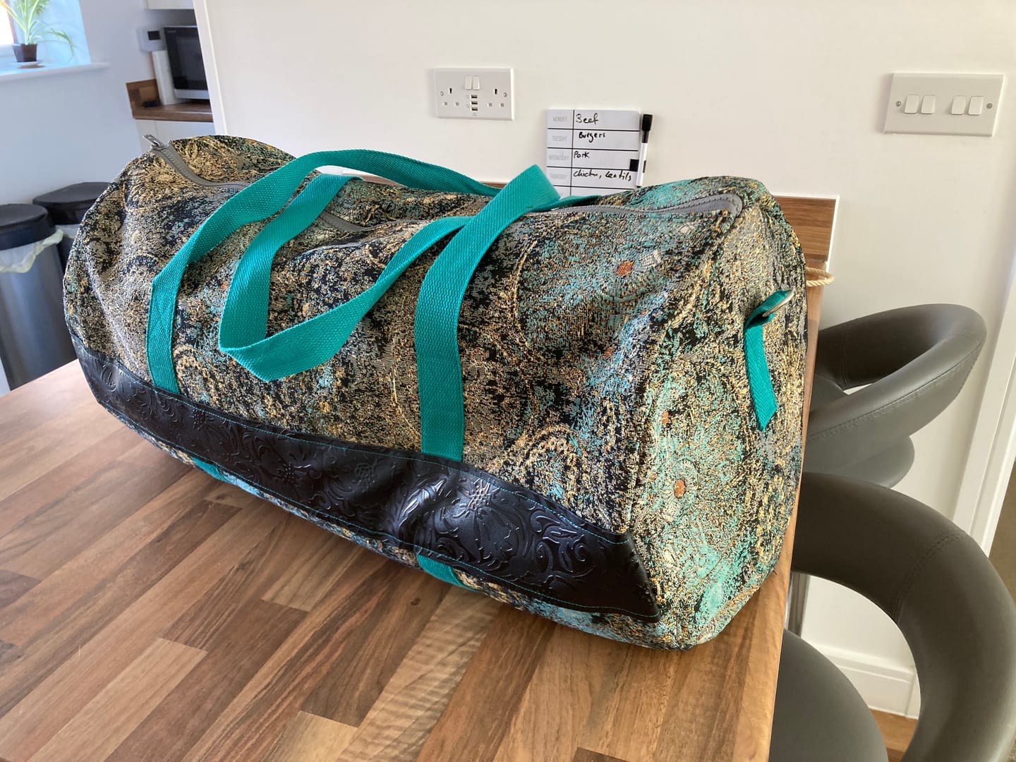 Customer photo review of Wheels of Fortune Tapestry Fabric
