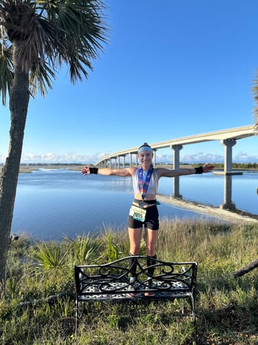 Customer photo review of Outrun Running Belt