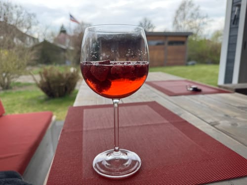 Customer photo review of Sparkling Rocco 750 ml