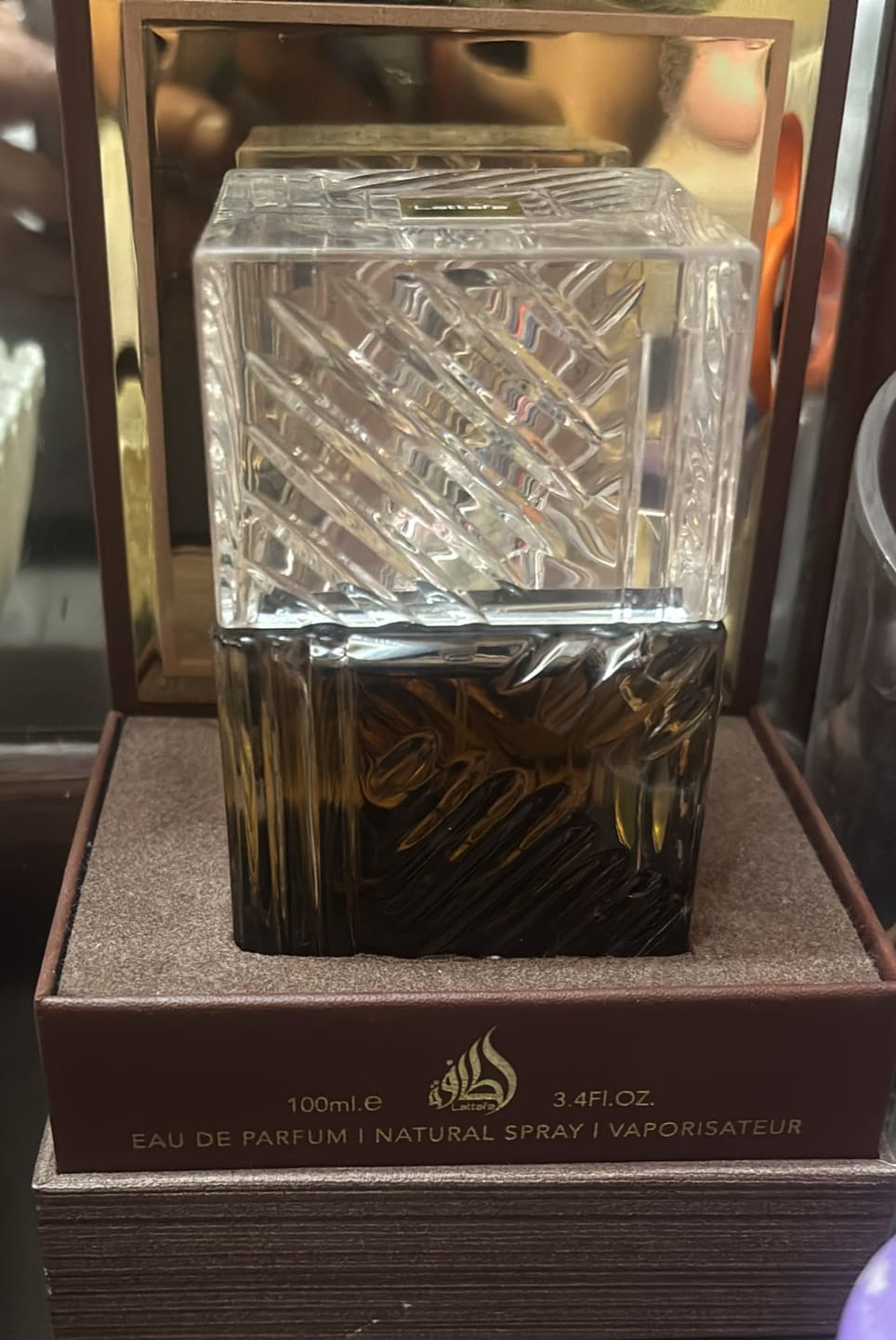Customer photo review of Lattafa Khamrah Qahwa Eau De Parfum For Unisex