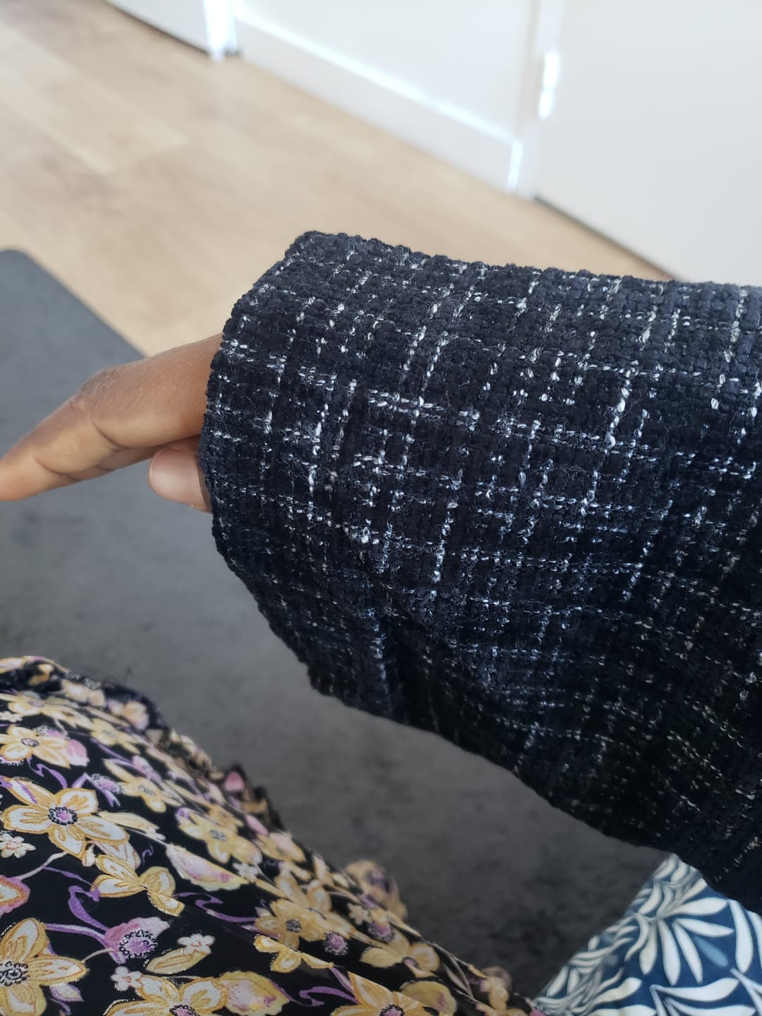 Customer photo review of Robe et pull court 2 pièces