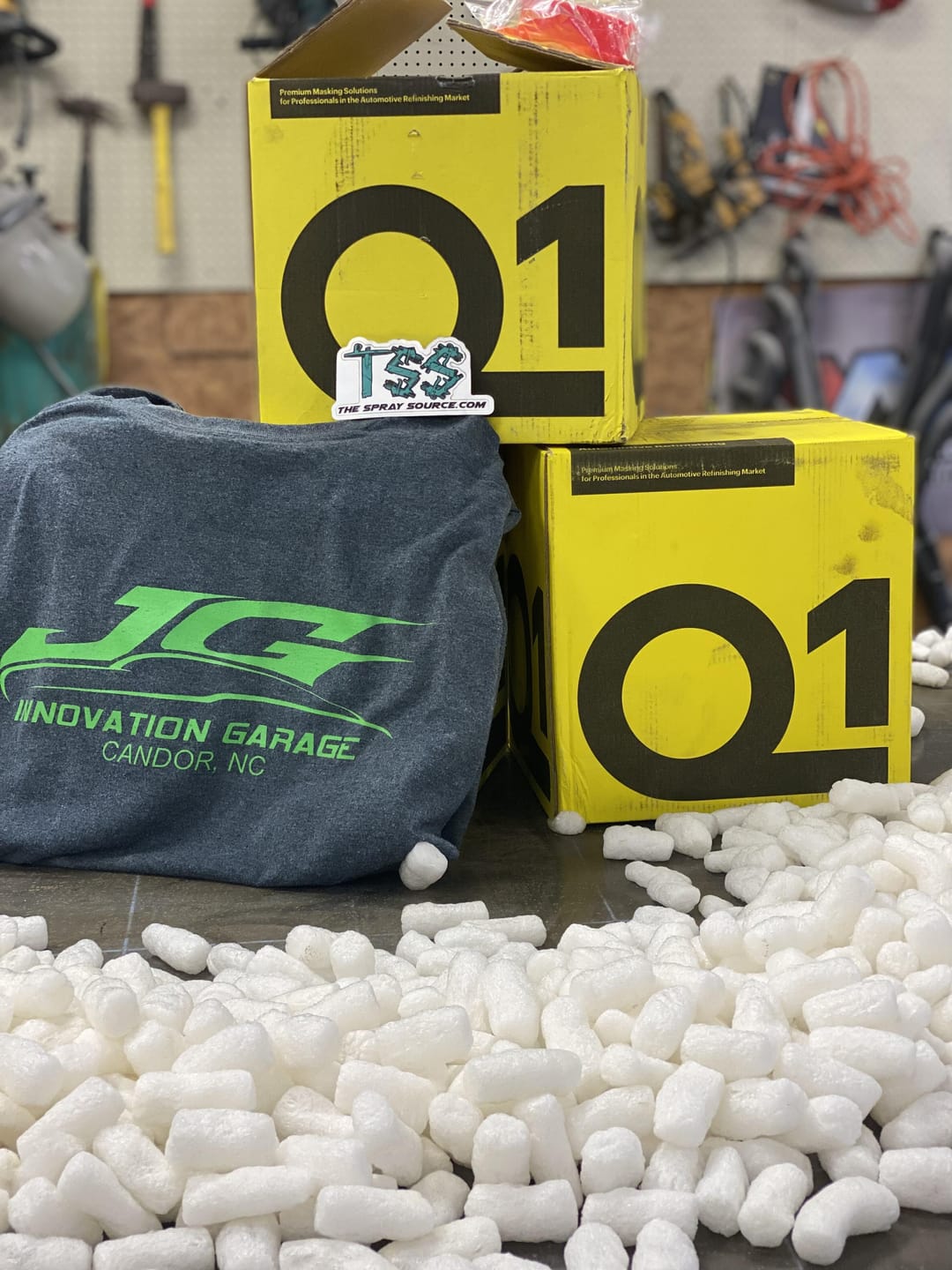 Customer photo review of Q1 Premium Yellow Masking Tape .75"
