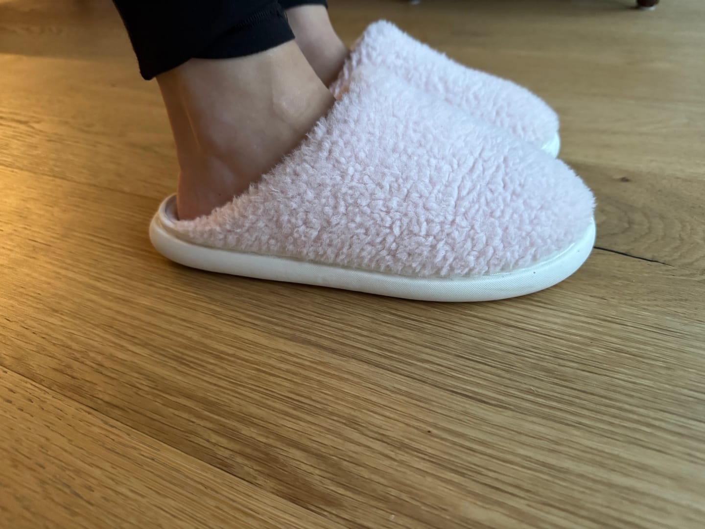 Customer photo review of Nordic Plush Slippers