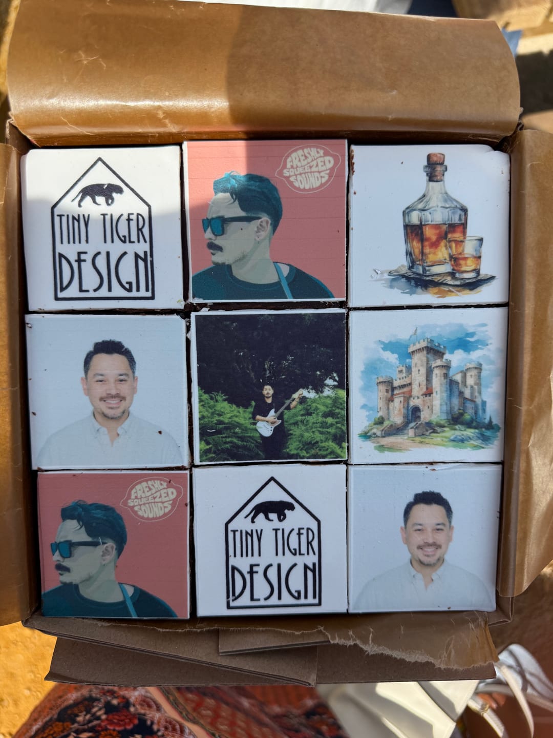 Customer photo review of Edible Image Brownies