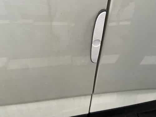 Customer photo review of Stoß- und kratzfeste Türschutzleisten (4 Stück)