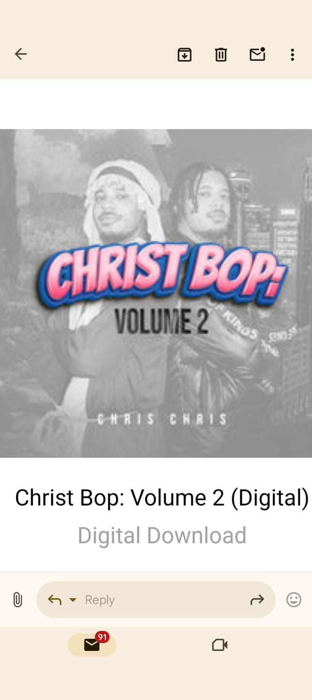 Customer photo review of Christ Bop: Volume 2 (Digital)
