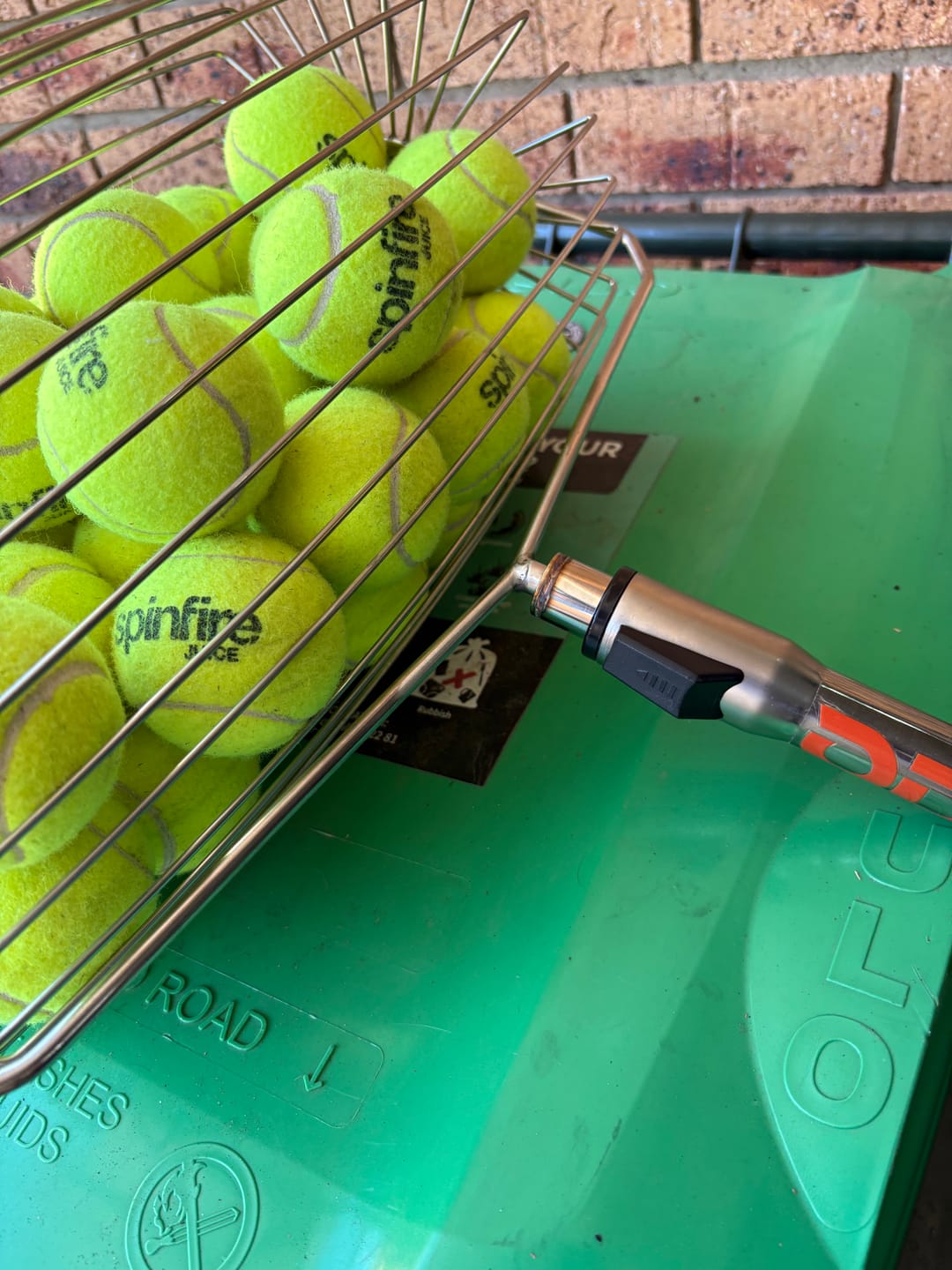 Customer photo review of ODEA Professional Tennis Ball Picker 60PCS