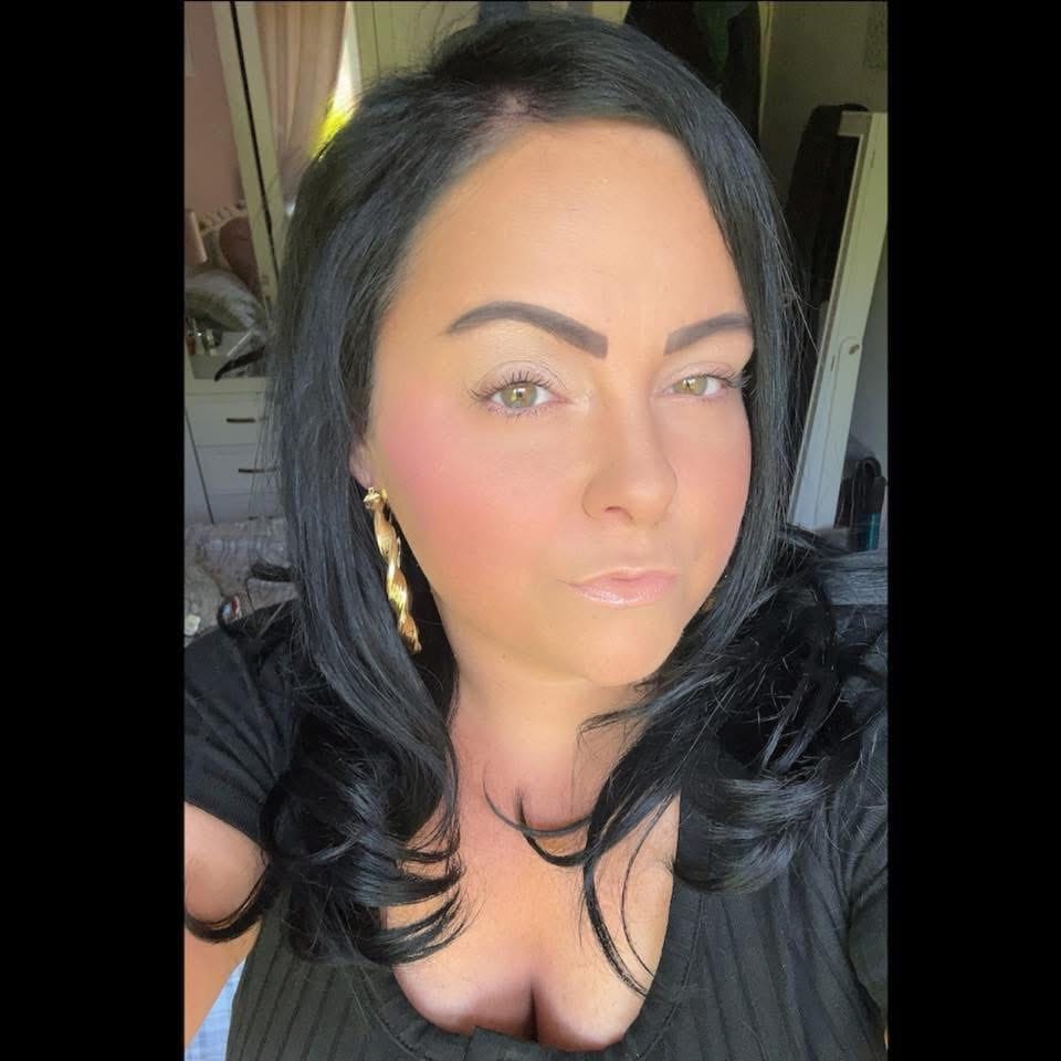 Customer photo review of Stranded 16" One Piece Flicky Clip-in Hair Extension