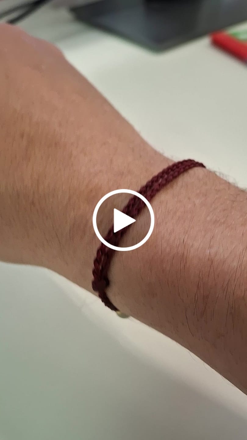Customer video review of Buddha Stones Natural Cinnabar Chinese Zodiac Hetian Jade Fu Character Luck Rope Bracelet