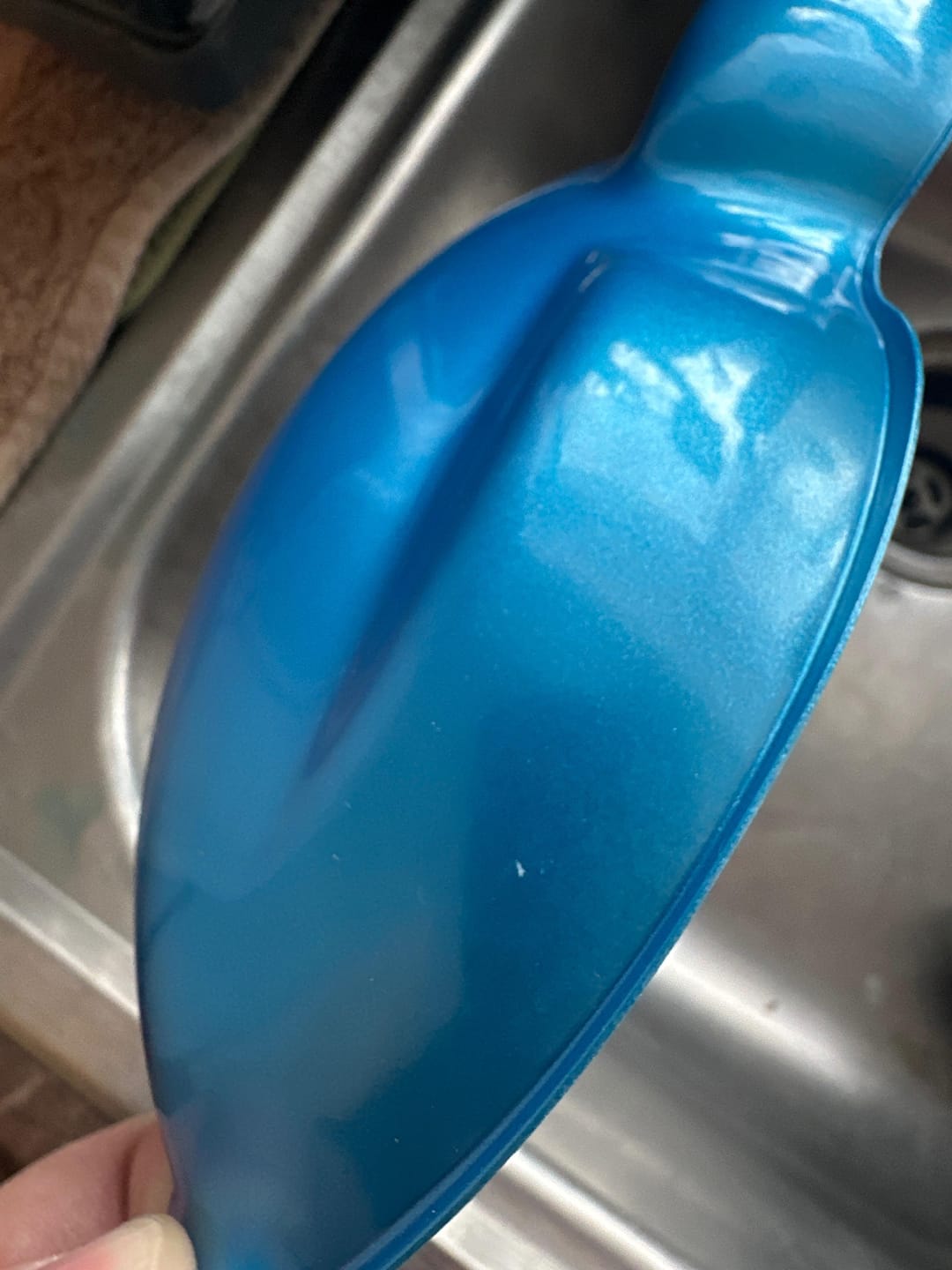 Customer photo review of Sapphire Steel Painted Sample (Grey Ground Coat)