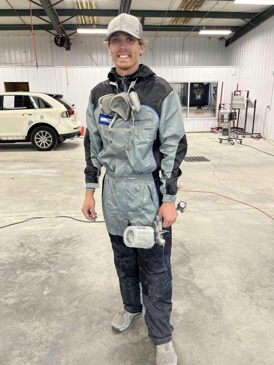Customer photo review of Luma III Spray Paint Suit