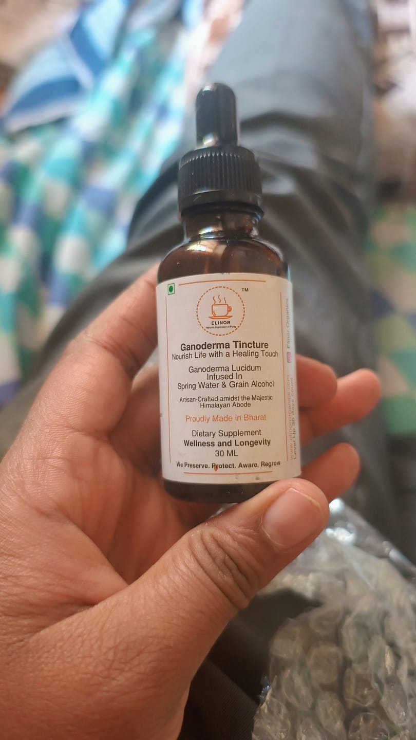 Customer photo review of Elinor Organics |  Reishi Tincture (30 ml)