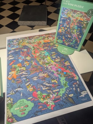Customer photo review of Wine Puzzle - Italy