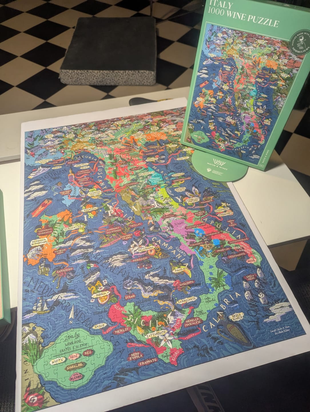 Customer photo review of Wine Puzzle - Italy