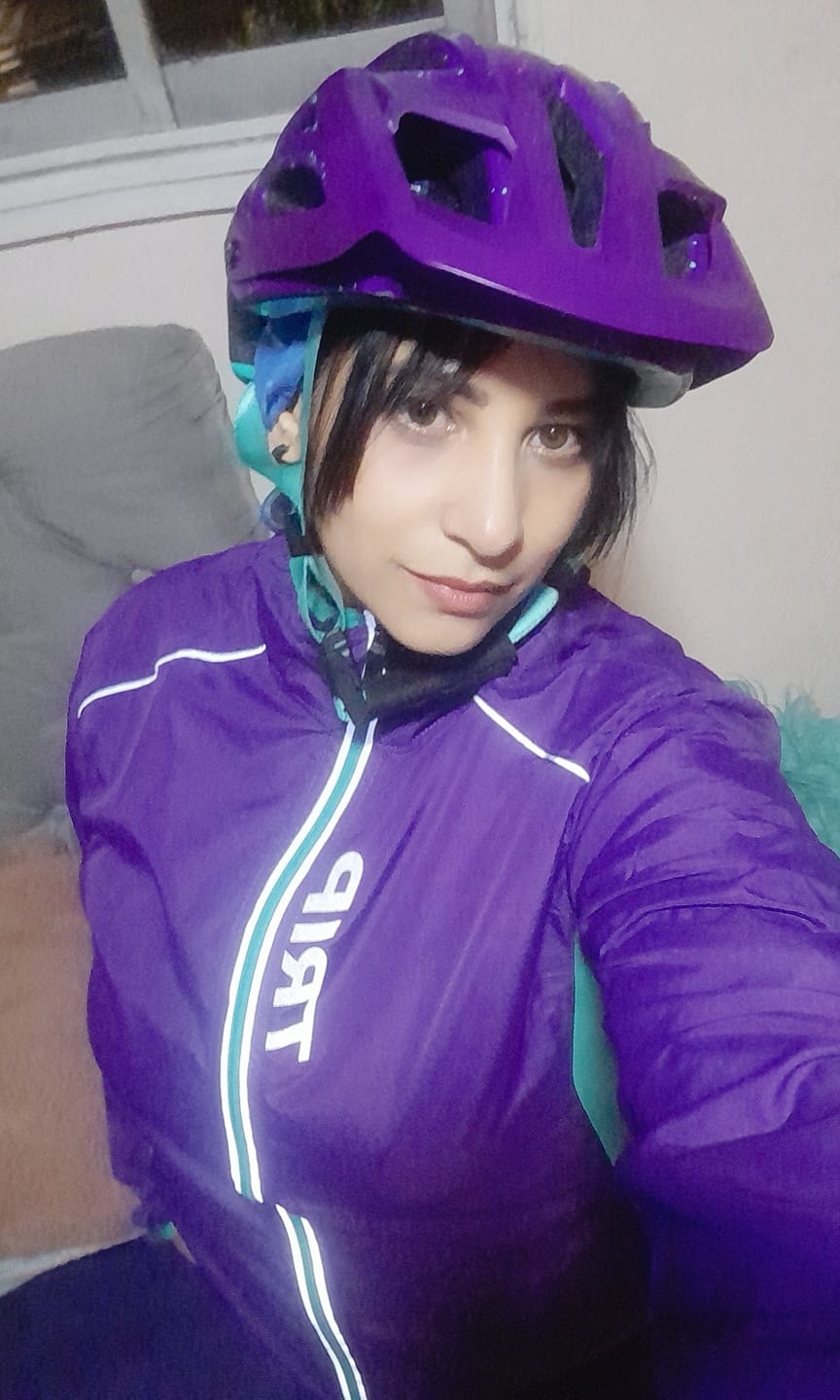Customer photo review of CORTAVIENTO TRIP PURPLE/BLUE