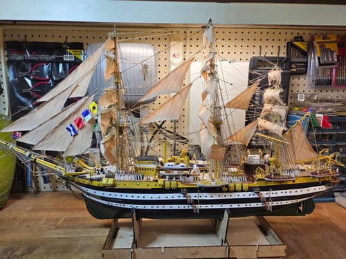 Customer photo review of Maqueta Barco Amerigo Vespucci