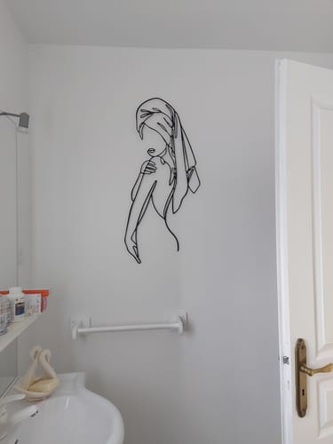 Customer photo review of Décoration Murale en Métal - Élégance éternelle