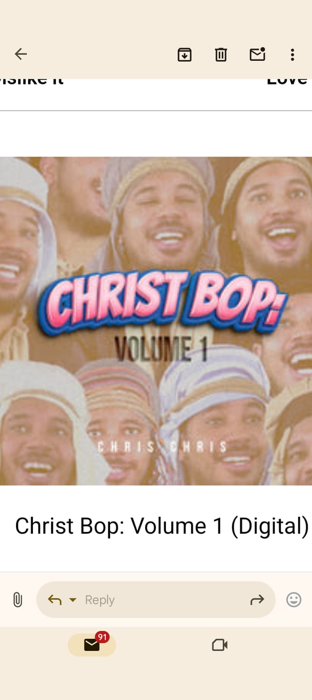 Customer photo review of Christ Bop: Volume 1 (Digital)