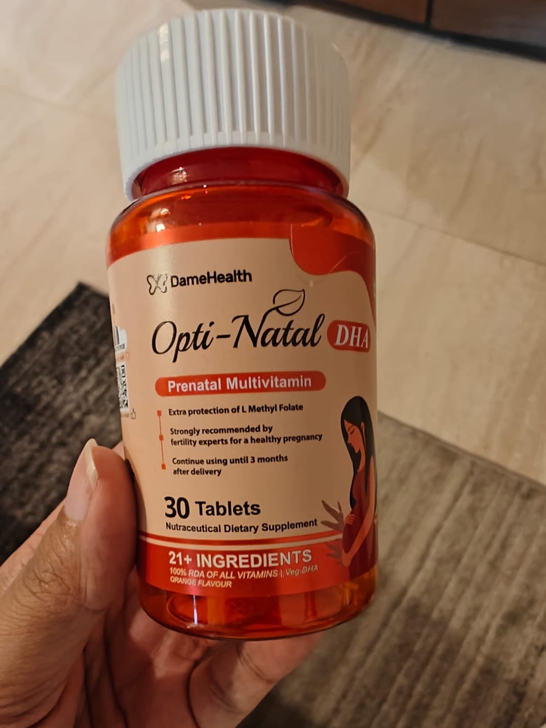 Customer photo review of Pregnancy Support Plus I Women's Complete Prenatal Multivitamin