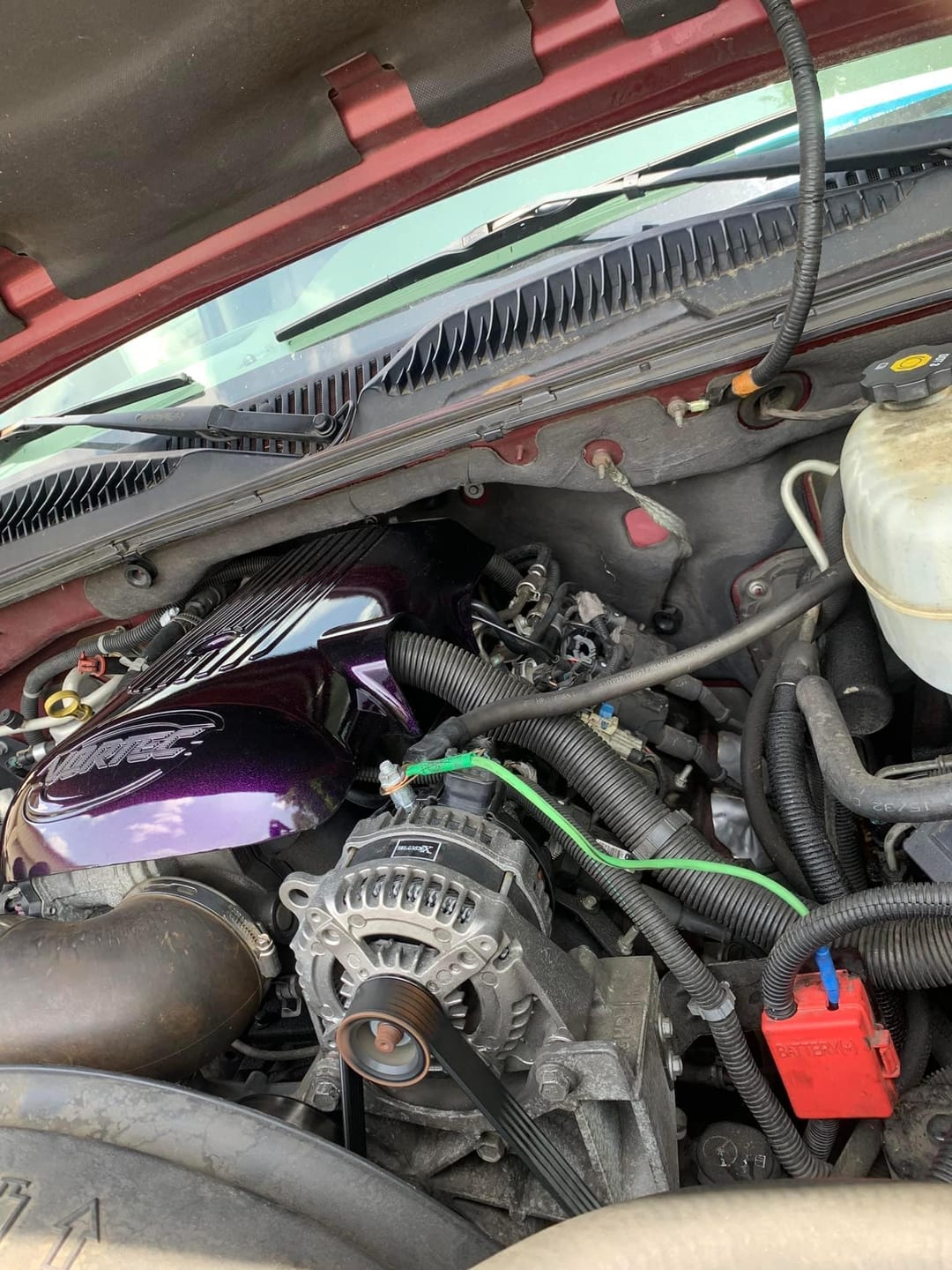Customer photo review of Diamond Purple Paint Basecoat Midcoat