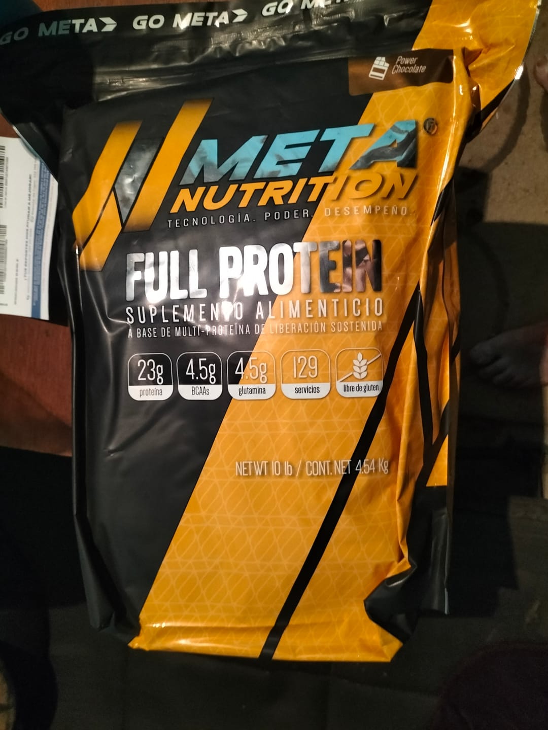 Customer photo review of Full Protein 10 lb, 129 servicios