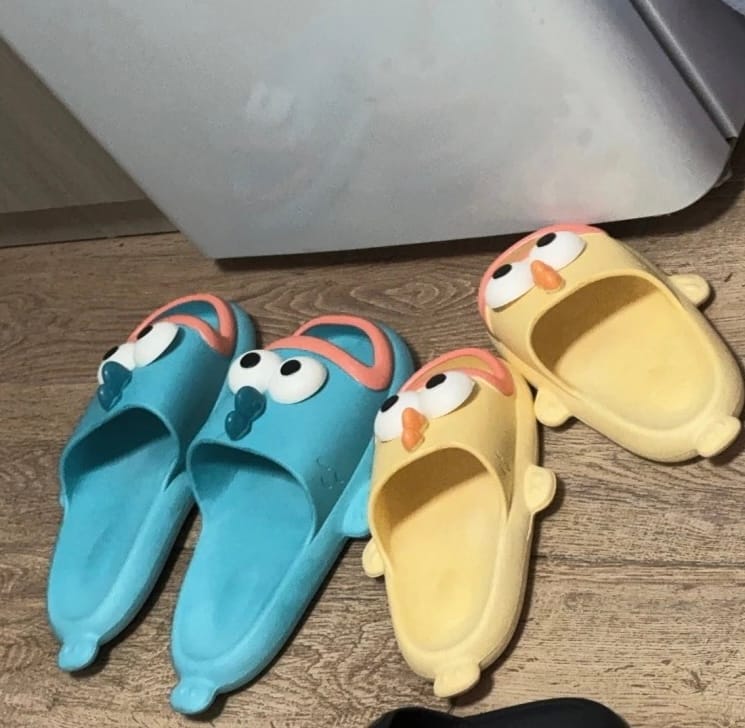 Customer photo review of Snappy Fish Slides 🐟🌴⛱️