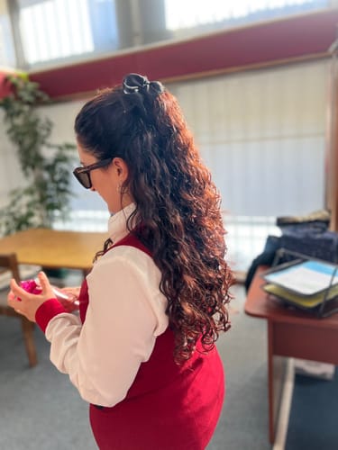 Reseña con foto de un cliente sobre Pack 3 Hennas Jamila Hair -  Cobrizo Natural y Duradero  👩🏼‍🦰