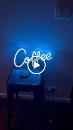 Customer photo review of Custom Neon Sign