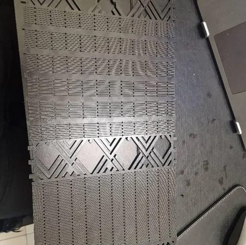 Customer photo review of Laser cut wooden clutch handbag svg template file