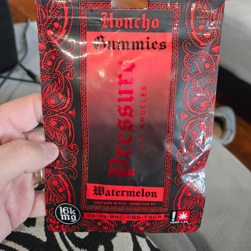 Customer photo review of 16K MG Honcho Gummies | Watermelon