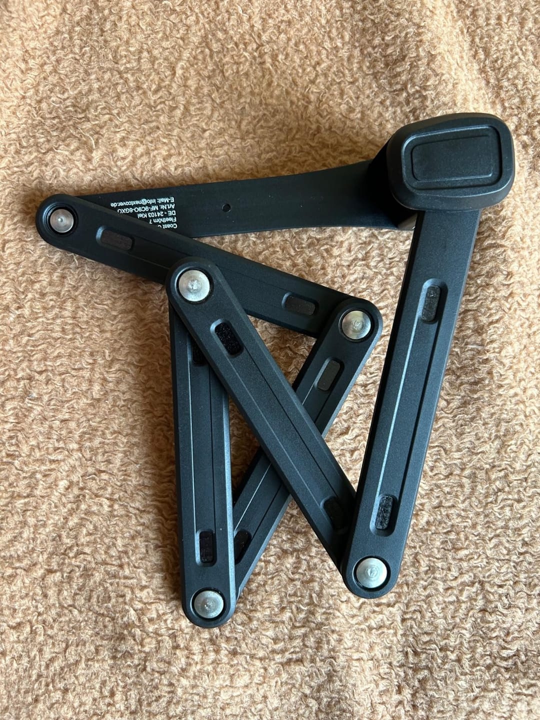 Customer photo review of Faltschloss und Fahrradcodierung