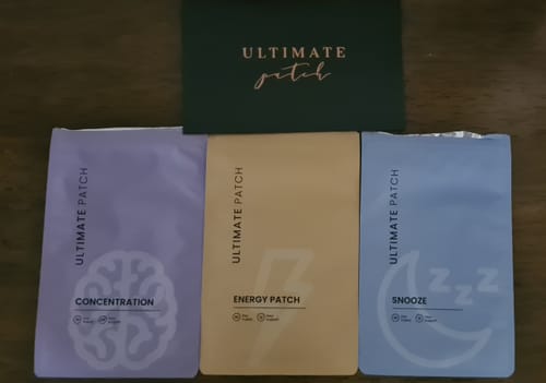 Customer photo review of SK x Ultimate Patch Bundle! Snooze + Energy + Chillax (plus free shipping!)