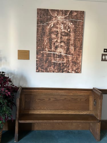 Customer photo review of Shroud of Turin - Face of Jesus