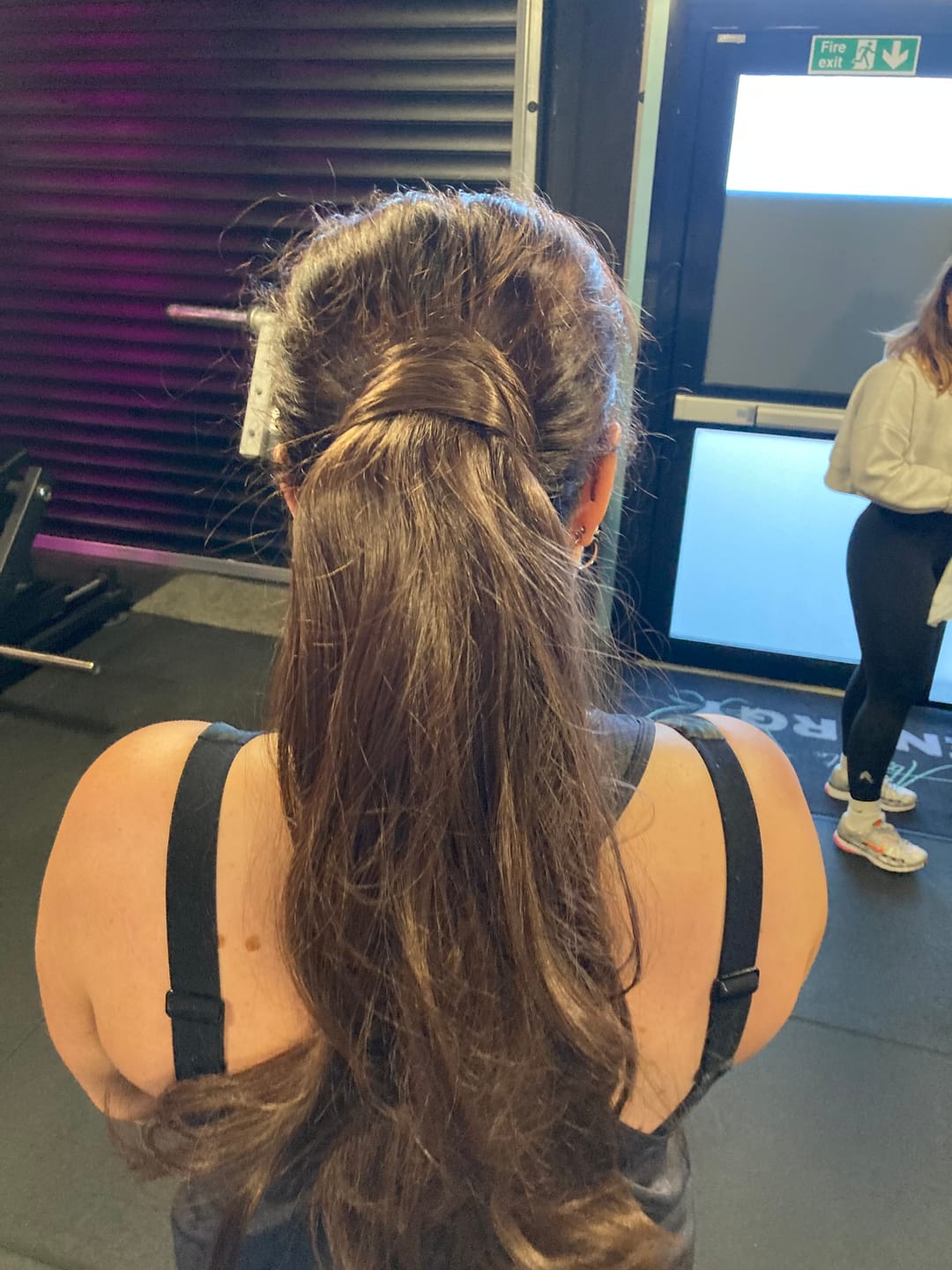 Customer photo review of Stranded Bounce Wrap Ponytail #6 Daylilies
