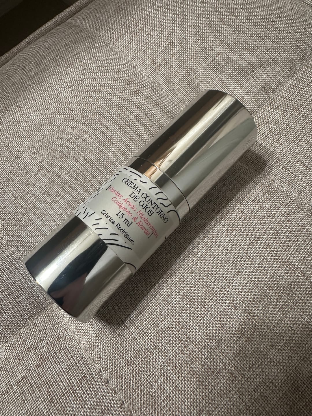 Customer photo review of Crema Contorno de Ojos