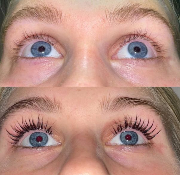 Customer photo review of Eyelash Growth Serum
