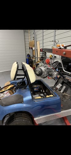Customer photo review of Yamaha G16/G11/G20/G21/G22/G27 (1996 - 2005.5) Conversion Motor Mount - GX390/GX420 Clone