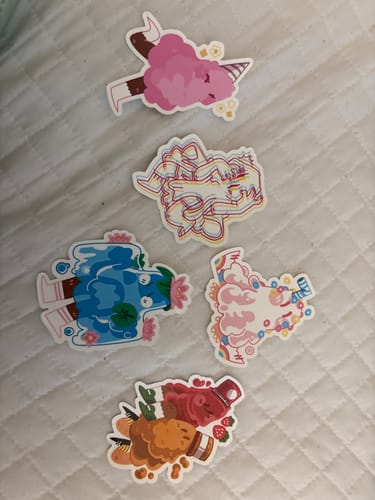 Customer photo review of Ghost Sticker Blind Bag Series 1
