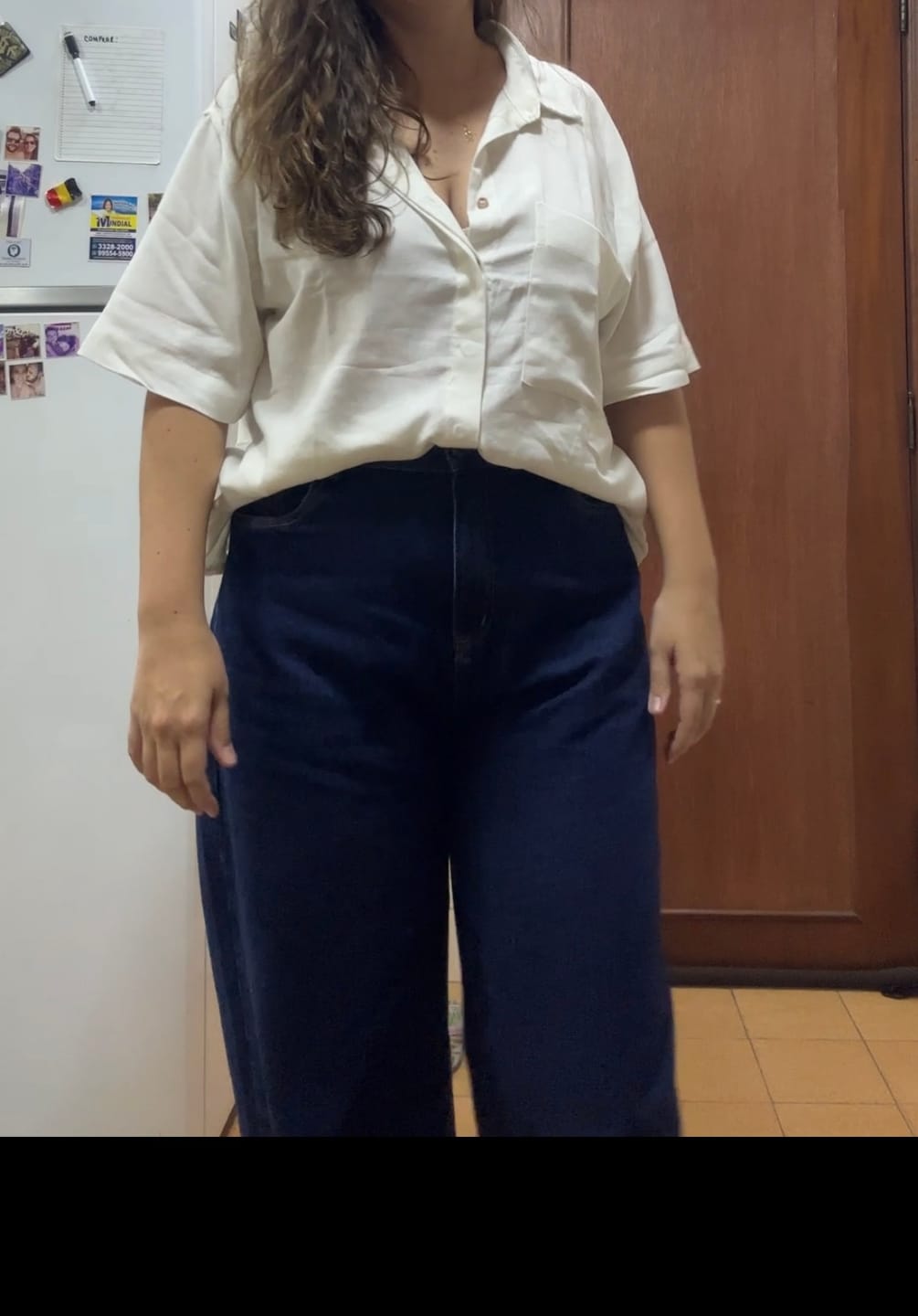 Customer photo review of Camisa Jambo Off White