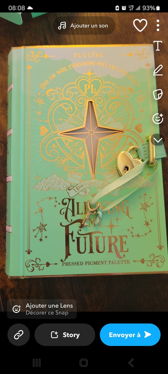 Customer photo review of P. Louise Aligning My Future Pastel Eyeshadow Palette
