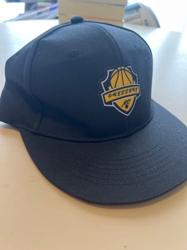 Customer photo review of Custom White 3D Puff Embroidery Flat Embroidery Flat Eaves Sport Baseball Cap Design for Men/Women/Youth