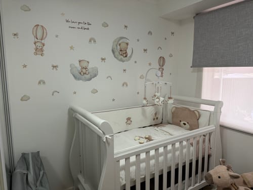 Customer photo review of 3D Toddler Quilt & Cover | White & Beige