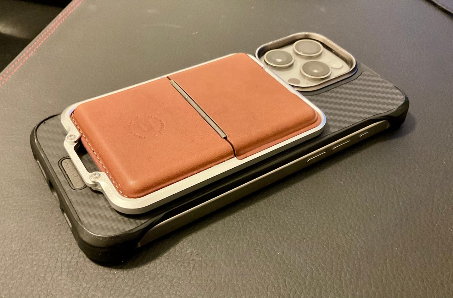 Customer photo review of MAGSAFE WALLET